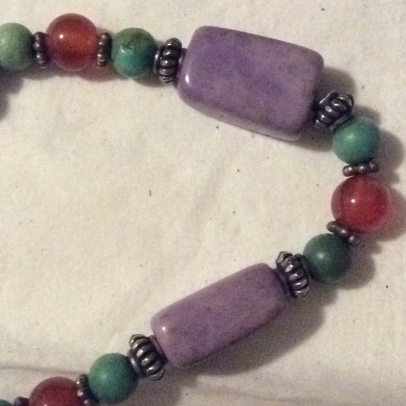 Turquoise Multi Stone Bracelet - Picture 6 of 6